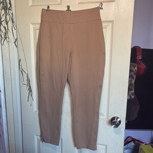 Express Tan High-Waisted Pants